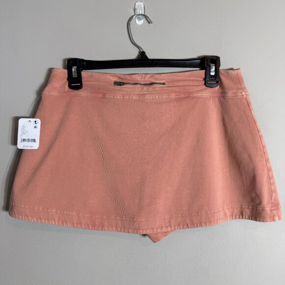 FP Movement Free People Hot Shot Mini Skort Womens Large Petal Orange Active NWT - Picture 9 of 14